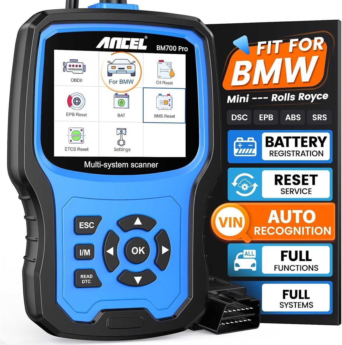 Test Du Scanner Ancel BM700 Pour BMW : outil Diagnostic Avancé